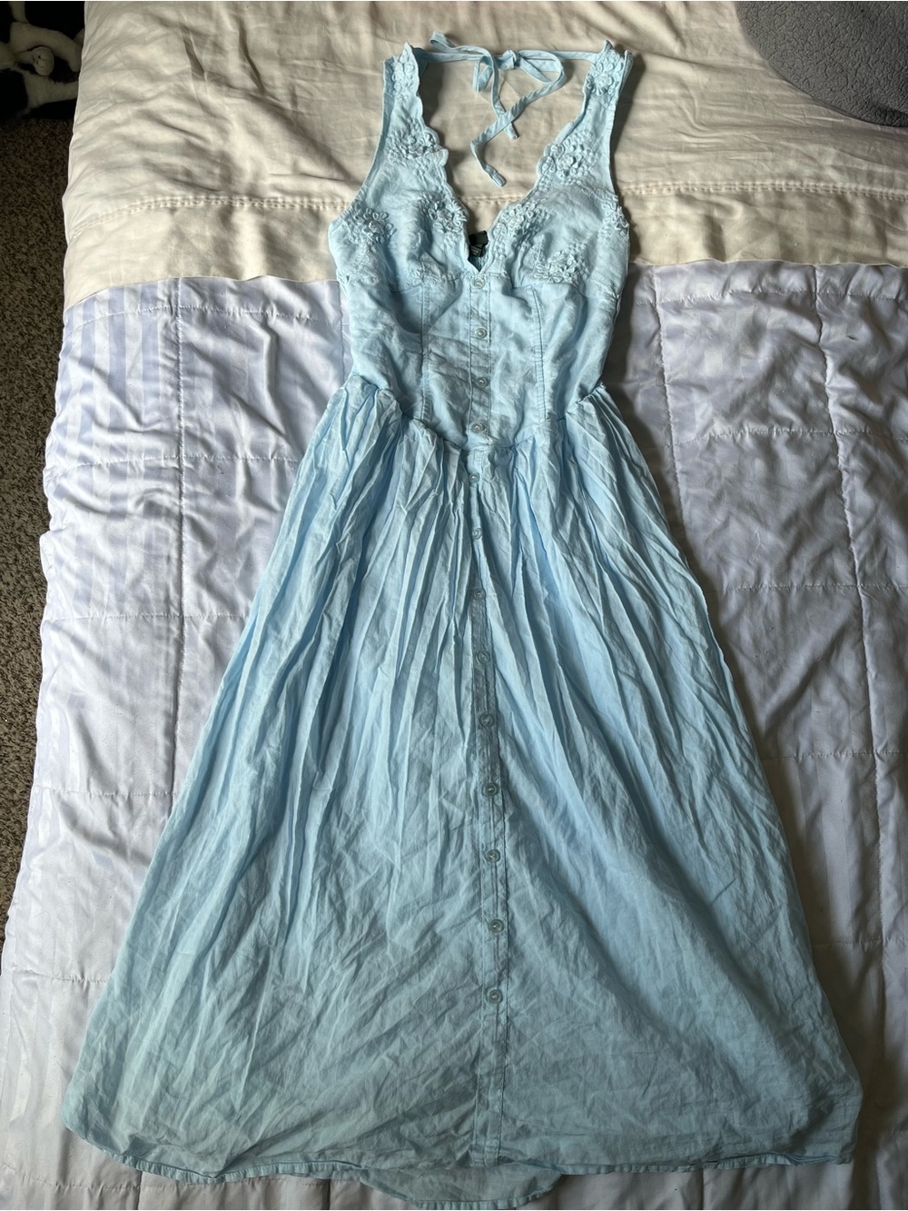 Wild fable light blue corset dress